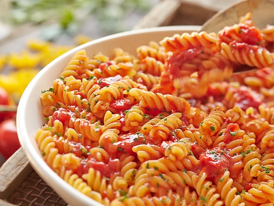 Rotini Pasta with Marinara