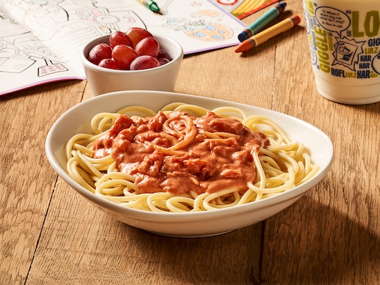 Kids Five Cheese Marinara with Choice of Pasta