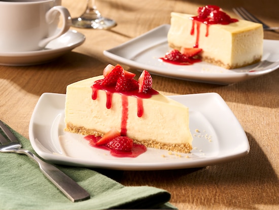 Sicilian Cheesecake with Strawberry Topping